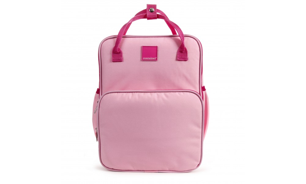 Baby Bag Mini Backpack Rosa C/ Trocador Container